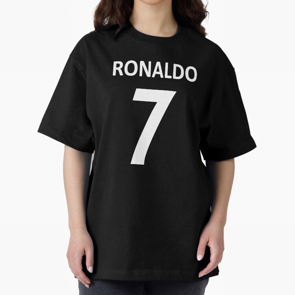 RONALDO NO.7 Oversized T-Shirt Bring Retro Soccer Energy to Match Day Hype around FIFA World Cup 2026 USA Canada Mexico, Haaland, Argentina and Brazil, Tournament Hype, Historic Matchups, Family Viewing Parties and Global Sports Pride; Made for Die