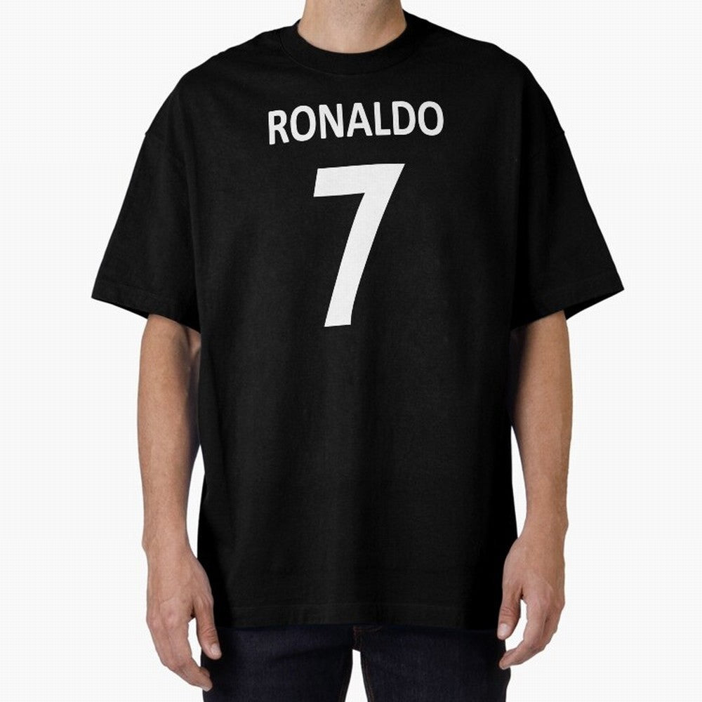RONALDO NO.7 Oversized T-Shirt Bring Retro Soccer Energy to Match Day Hype around FIFA World Cup 2026 USA Canada Mexico, Haaland, Argentina and Brazil, Tournament Hype, Historic Matchups, Family Viewing Parties and Global Sports Pride; Made for Die