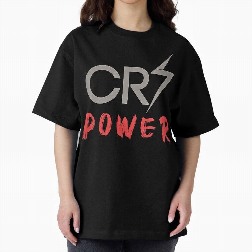 CR7 Power 2 Oversized T-Shirt Honor FIFA World Cup 2026 USA Canada Mexico Filled with Neymar, Haaland and Cristiano Ronaldo, England and Germany Energy, Goal Celebration Energy, Supporter Heritage, Football Icons and Worldwide Tournament Joy; Ideal
