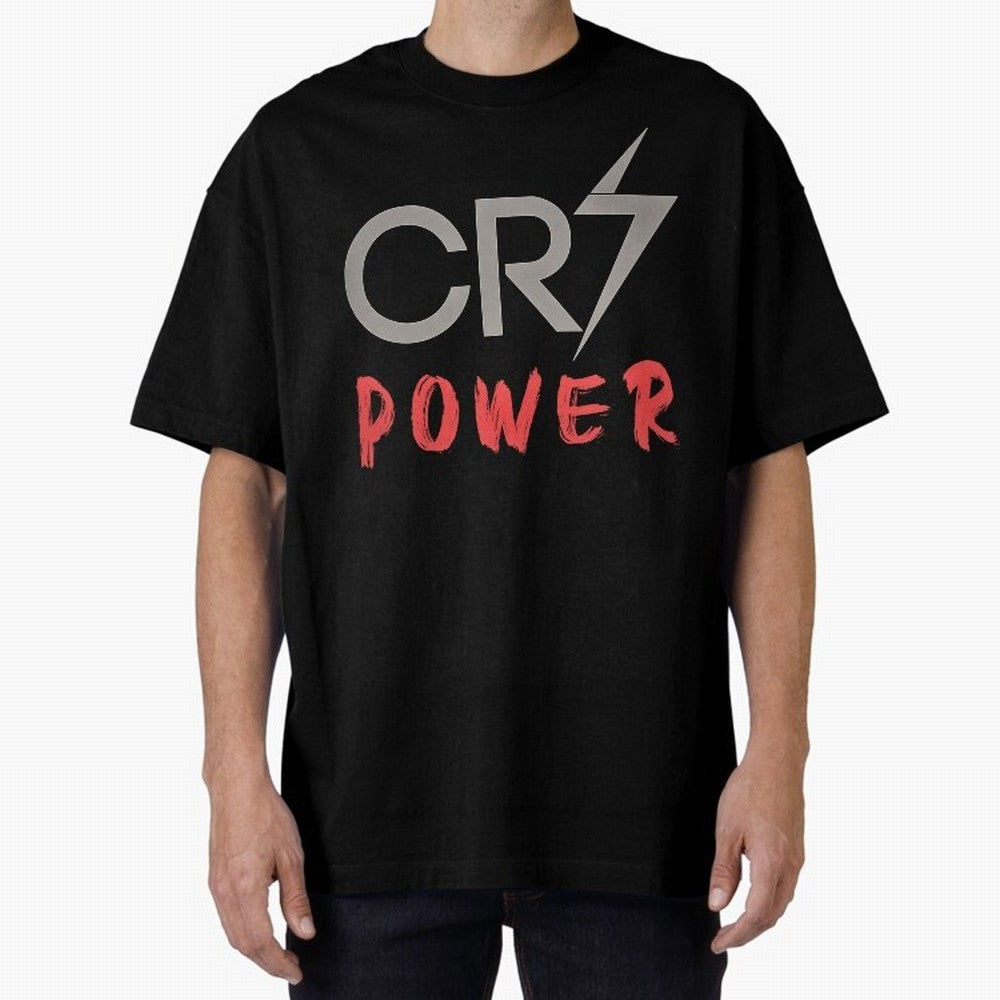 CR7 Power 2 Oversized T-Shirt Honor FIFA World Cup 2026 USA Canada Mexico Filled with Neymar, Haaland and Cristiano Ronaldo, England and Germany Energy, Goal Celebration Energy, Supporter Heritage, Football Icons and Worldwide Tournament Joy; Ideal