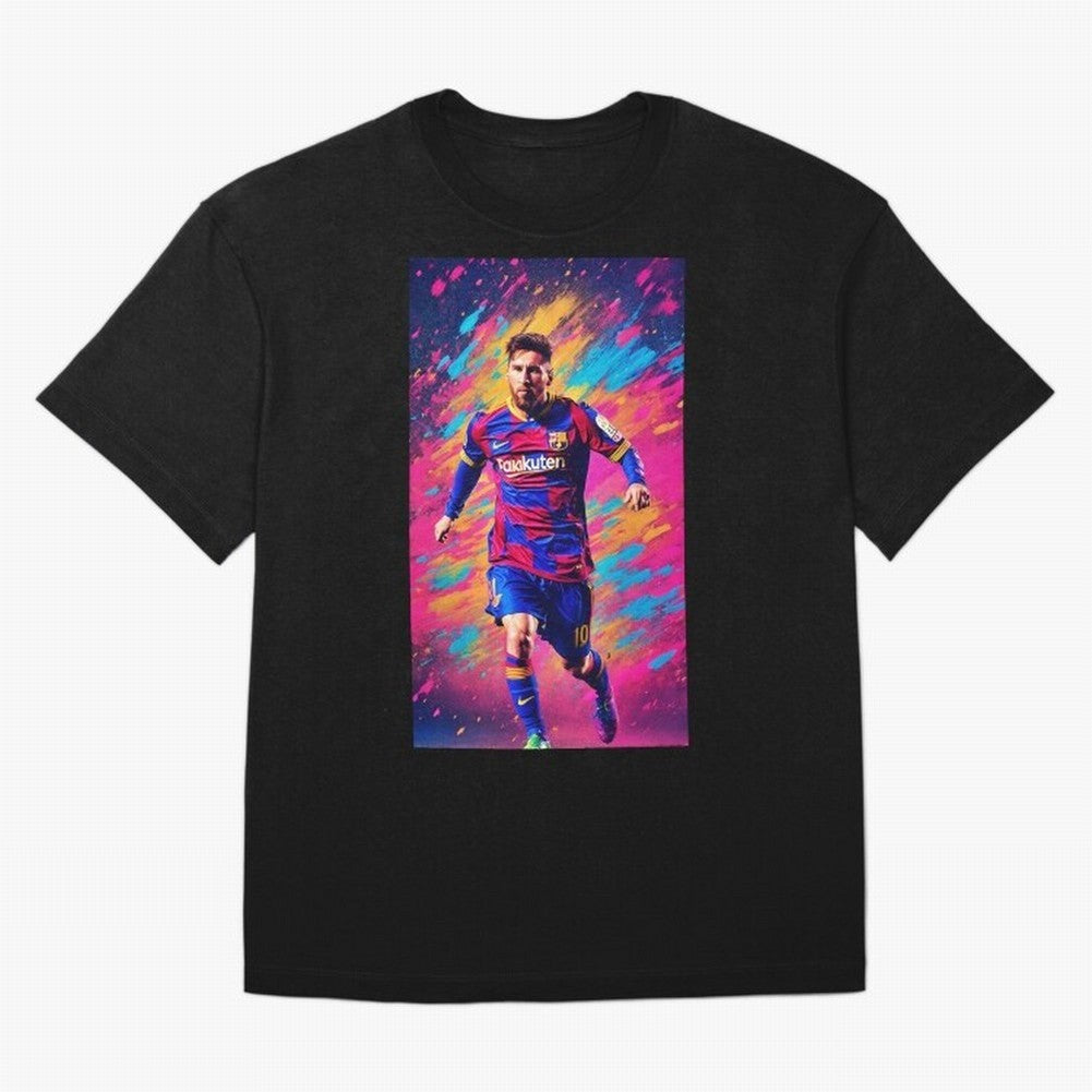Lionel Messi Oversized T-Shirt Feel the Trophy Chase of Global Football Passion for FIFA World Cup 2026 USA Canada Mexico, Capturing Haaland, Portugal, Spain and Germany, Match Day Excitement, Supporter Culture, Golden Goals and Global Football
