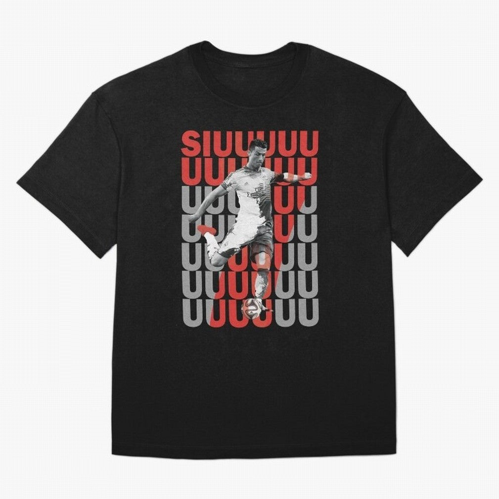 Siuuuuuu Cristiano Ronaldo Oversized T-Shirt Feel the Heartbeat of FIFA World Cup 2026 Group Stage Spirit, Highlighting Argentina and Brazil, CR7, Sports Nostalgia, International Competition, Famous Players and Unforgettable Victories; Perfect for