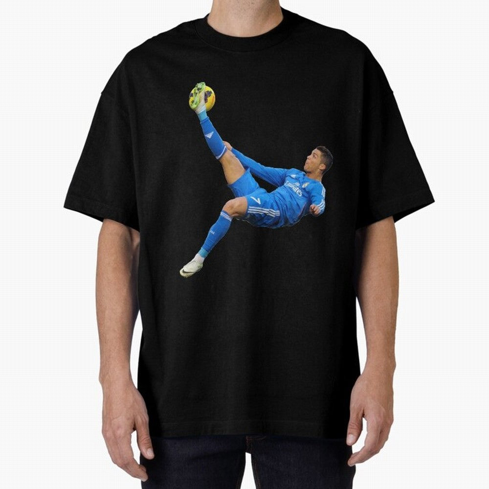 cristiano ronaldo Oversized T-Shirt Join Supporters Worldwide for the FIFA World Cup 2026 Journey through Haaland and Mbappe Highlights, Brazil, Portugal and Argentina Pride, Football Festival Excitement, Trophy Ambitions, Country Rivalries and
