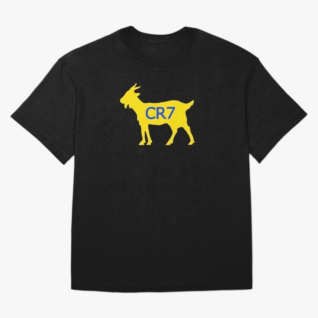 CR7 GOAT Yellow Al Nassr Oversized T-Shirt Wear the Spirit of the FIFA World Cup 2026 USA Canada Mexico Journey through CR7 Highlights, Argentina and Brazil Pride, Stadium Chants, National Pride, Trophy Dreams and Unforgettable Football Memories;
