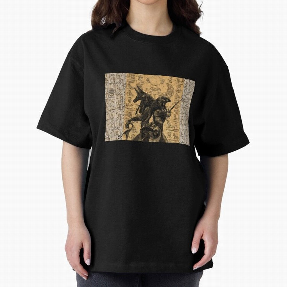 ANUBIS HORUS Oversized T-Shirt Join Supporters Worldwide for FIFA World Cup 2026 Spirit, Capturing Netherlands, CR7, Tournament Hype, Historic Matchups, Family Viewing Parties and Global Sports Pride; Built for Supporters Chasing Trophy Dreams,
