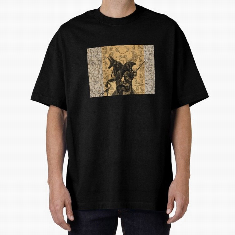 ANUBIS HORUS Oversized T-Shirt Join Supporters Worldwide for FIFA World Cup 2026 Spirit, Capturing Netherlands, CR7, Tournament Hype, Historic Matchups, Family Viewing Parties and Global Sports Pride; Built for Supporters Chasing Trophy Dreams,
