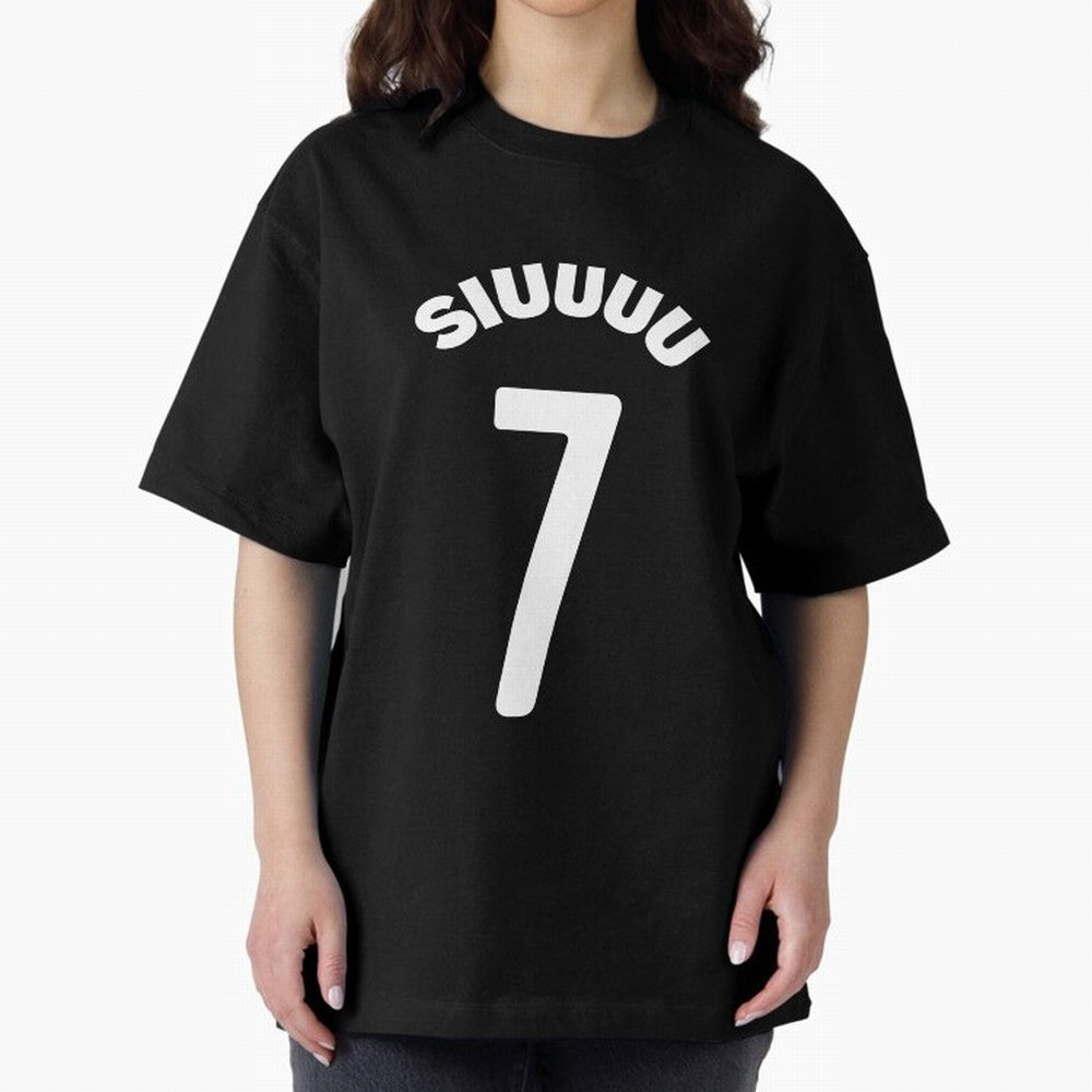 SIUUU Oversized T-Shirt Showcase FIFA World Cup 2026 USA Canada Mexico for Fans of Mbappe and Neymar and Netherlands, Bringing Tournament Hype, Historic Matchups, Family Viewing Parties and Global Sports Pride; Perfect for Supporters Who Want Bold