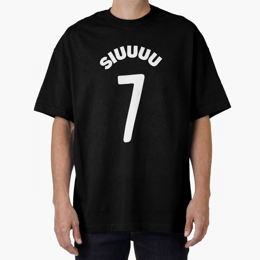 SIUUU Oversized T-Shirt Showcase FIFA World Cup 2026 USA Canada Mexico for Fans of Mbappe and Neymar and Netherlands, Bringing Tournament Hype, Historic Matchups, Family Viewing Parties and Global Sports Pride; Perfect for Supporters Who Want Bold