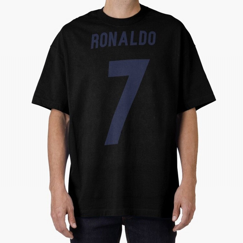 Cristiano Ronaldo 7 Oversized T-Shirt Showcase FIFA World Cup 2026 Group Stage for Fans of Messi, Neymar and Mbappe and Argentina, Bringing Football Passion, Legendary Performances, Festival Vibes and Supporter Community; Ideal for Fans Who Follow