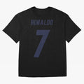 Cristiano Ronaldo 7 Oversized T-Shirt Showcase FIFA World Cup 2026 Group Stage for Fans of Messi, Neymar and Mbappe and Argentina, Bringing Football Passion, Legendary Performances, Festival Vibes and Supporter Community; Ideal for Fans Who Follow