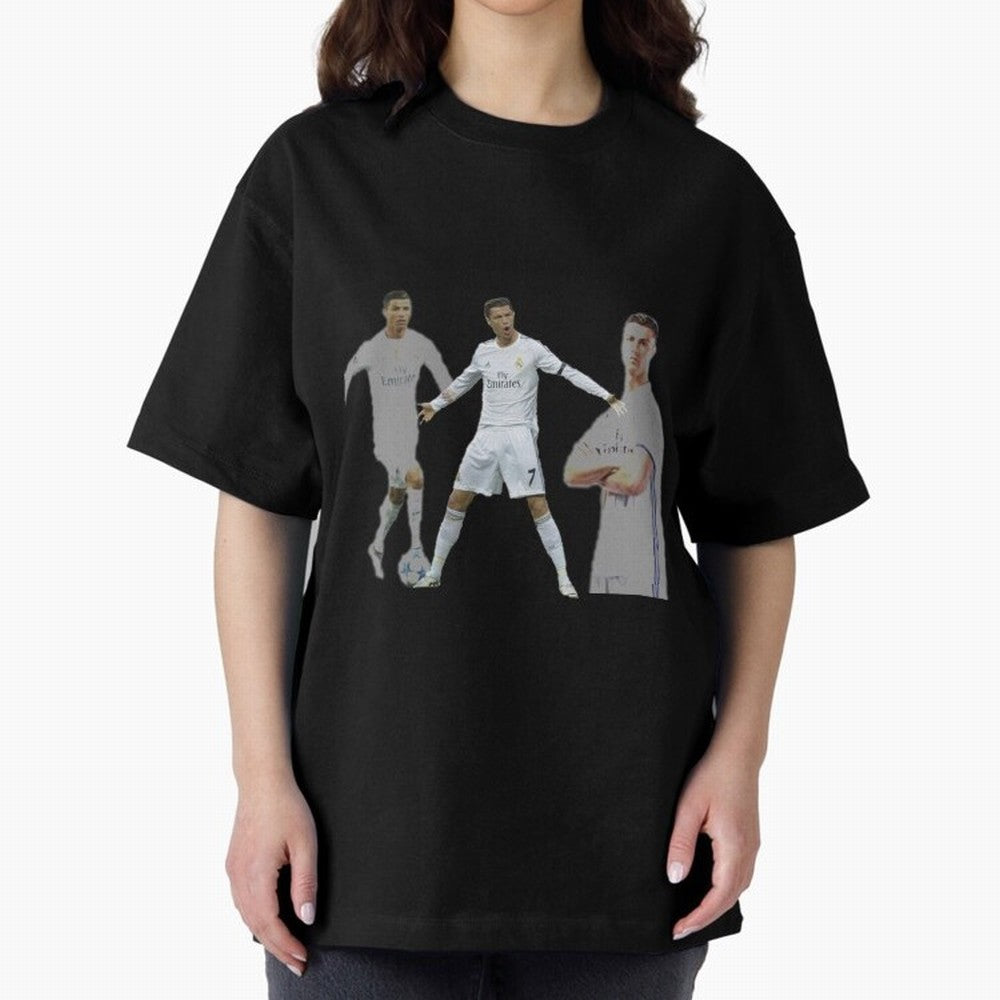 RONALDO Oversized T-Shirt Step into FIFA World Cup 2026 USA Canada Mexico for Fans of Messi, Neymar and Mbappe and Netherlands, Bringing Classic Soccer Heritage, Championship Pressure, Fan Loyalty and International Pride; Ideal for Football Dads,