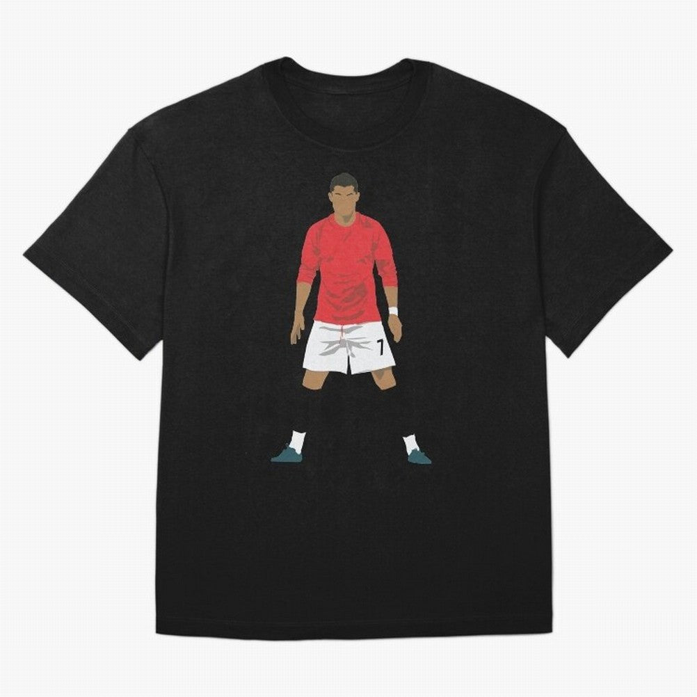 Cristiano Ronaldo MUFC Oversized T-Shirt Celebrate Football Heritage in the FIFA World Cup 2026 Journey through Mbappe and Neymar Highlights, Argentina Pride, Goal Celebration Energy, Supporter Heritage, Football Icons and Worldwide Tournament Joy;