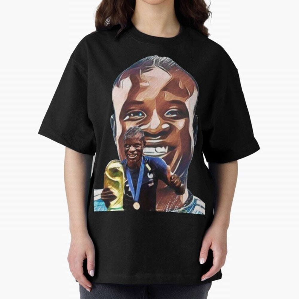N'golo Kante Oversized T-Shirt Live for the Drama of Match Day Hype around FIFA World Cup 2026 Group Stage, Mbappe, Brazil, Champion Mindset, Group Stage Buzz, Knockout Tension and Passionate Fan Culture; Ideal for Fans Who Follow Messi, Cristiano