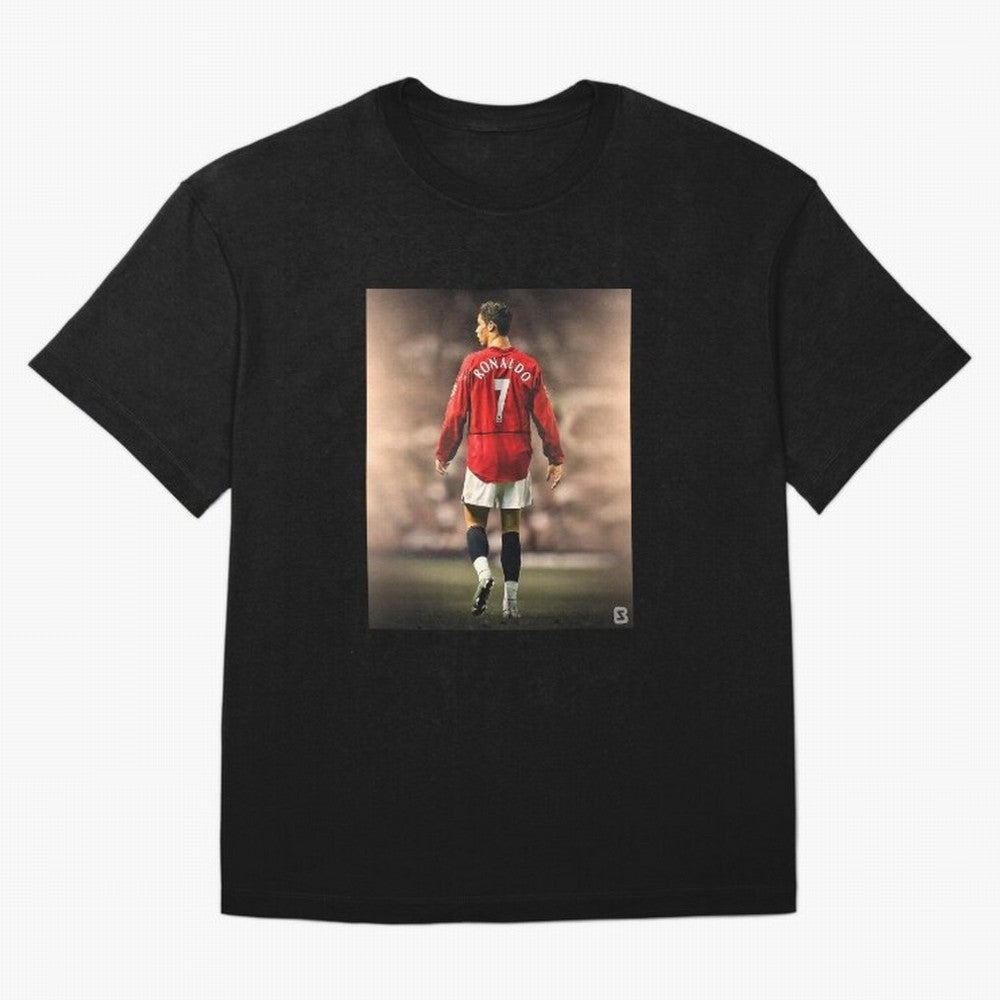 ronaldo Oversized T-Shirt Show Love for Legendary Goals in Global Football Passion for FIFA World Cup 2026 USA Canada Mexico, Centered on CR7, France, Vintage Soccer Flavor, Modern Football Stars, National Flags and Final Night Emotion; Ideal for