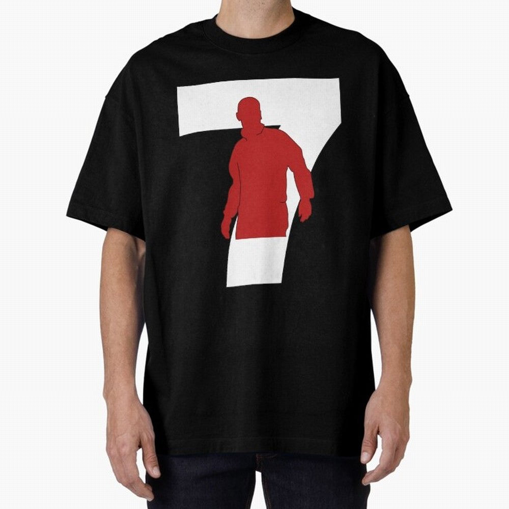 Eric Cantona Manchester United 7 Oversized T-Shirt Cheer through Every Moment of FIFA World Cup 2026 USA Canada Mexico Spirit, Connected to Netherlands, Cristiano Ronaldo, Worldwide Fan Energy, Dramatic Goals, Stadium Lights and Championship