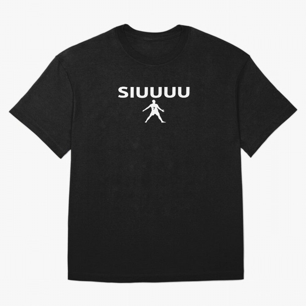Siuuu Oversized T-Shirt Make Every Kick Count in Match Day Hype around FIFA World Cup 2026, Messi, Neymar and Mbappe, France, Worldwide Fan Energy, Dramatic Goals, Stadium Lights and Championship Celebrations; Perfect for Supporters Who Want Bold
