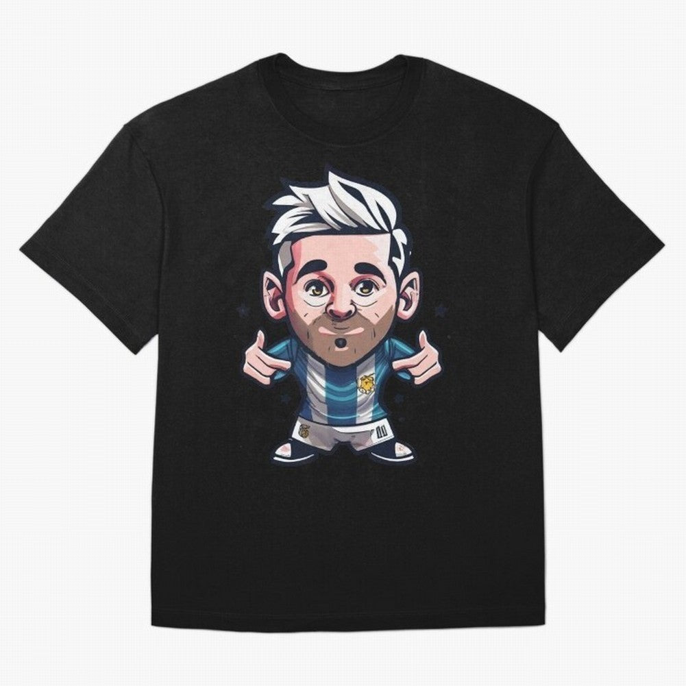 Lionel Messi Oversized T-Shirt Celebrate Fan Favorites in Global Football Passion for FIFA World Cup 2026, Featuring Neymar, Haaland and Cristiano Ronaldo, Portugal, Sports Nostalgia, International Competition, Famous Players and Unforgettable