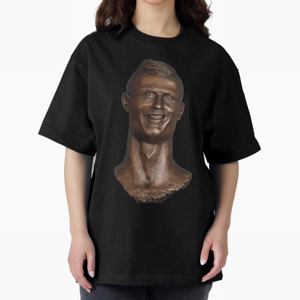 Cristiano Ronaldo Bust Scary Oversized T-Shirt Get Ready for the FIFA World Cup 2026 Journey through Messi and Cristiano Ronaldo Highlights, Portugal, Spain and Germany Pride, Global Supporter Spirit, Legendary Goals, National Colors and Tournament