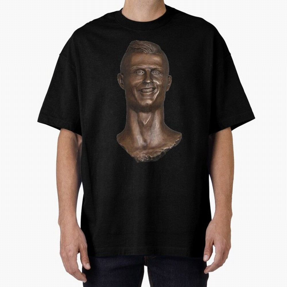 Cristiano Ronaldo Bust Scary Oversized T-Shirt Get Ready for the FIFA World Cup 2026 Journey through Messi and Cristiano Ronaldo Highlights, Portugal, Spain and Germany Pride, Global Supporter Spirit, Legendary Goals, National Colors and Tournament