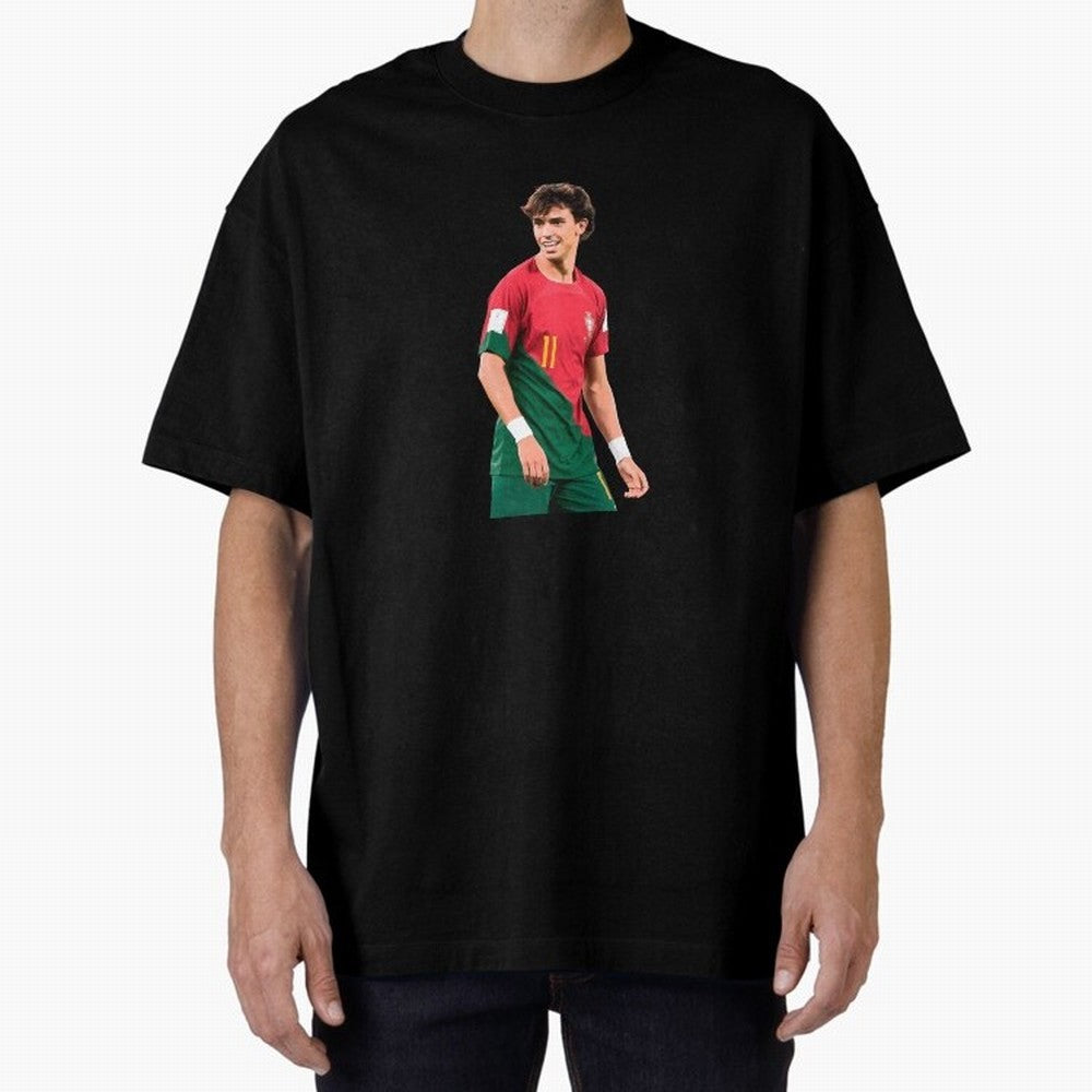 Joao Felix Oversized T-Shirt Back the Journey through Match Day Hype around FIFA World Cup 2026 USA Canada Mexico, CR7, Brazil, Stadium Chants, National Pride, Trophy Dreams and Unforgettable Football Memories; Perfect for People Who Love