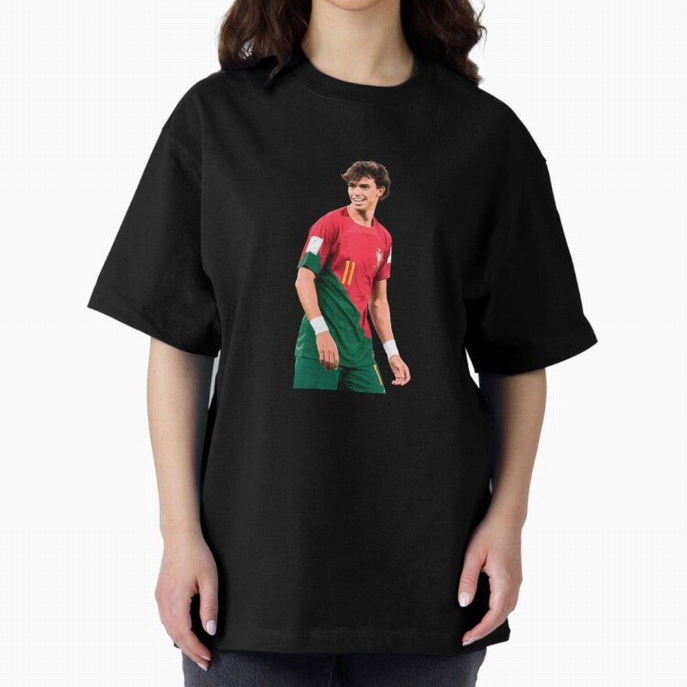 Joao Felix Oversized T-Shirt Back the Journey through Match Day Hype around FIFA World Cup 2026 USA Canada Mexico, CR7, Brazil, Stadium Chants, National Pride, Trophy Dreams and Unforgettable Football Memories; Perfect for People Who Love