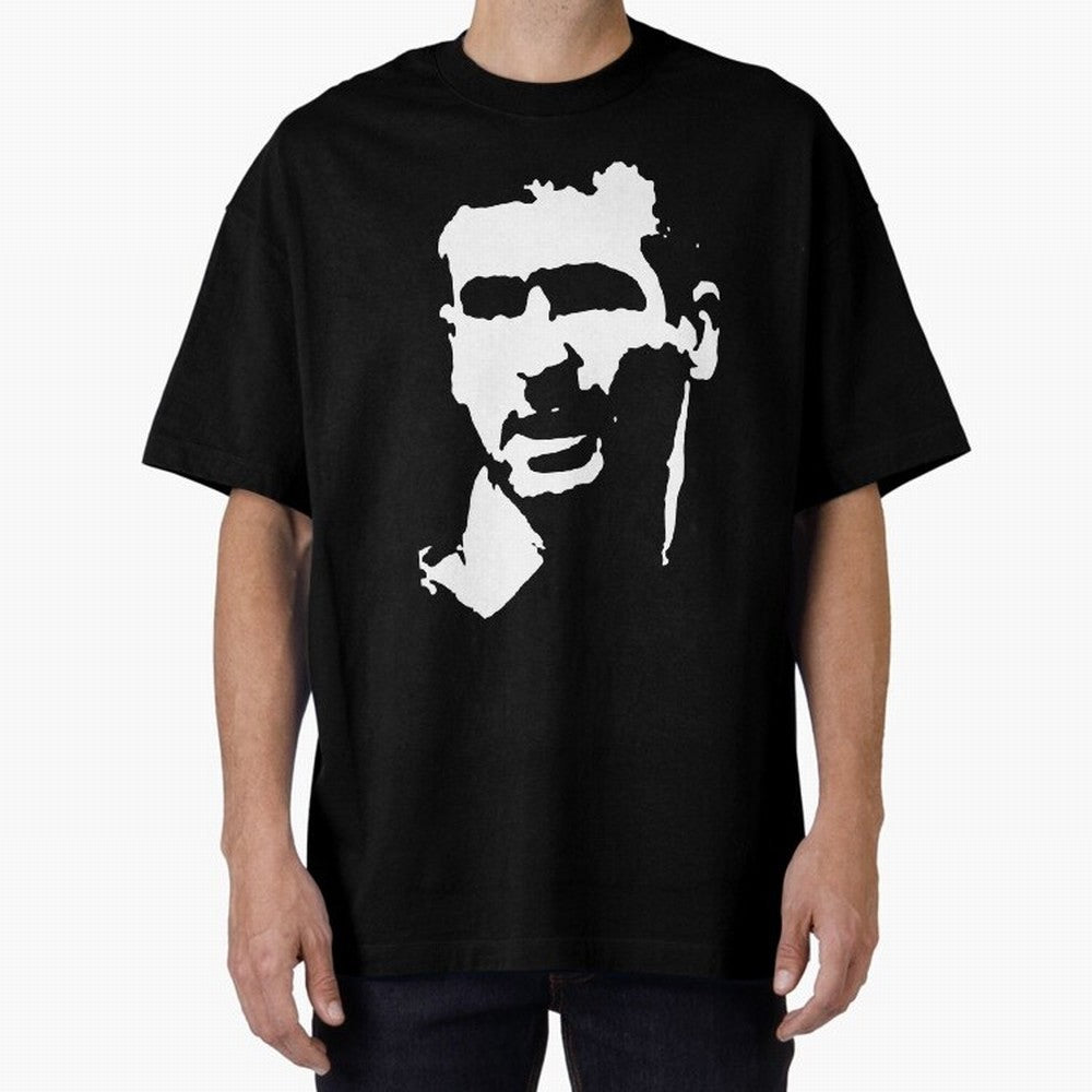 Eric Cantona Manchester Football Legend Oversized T-Shirt Feel Global Football Passion for FIFA World Cup 2026, Celebrating Messi, Neymar and Mbappe, Brazil, Match Day Excitement, Supporter Culture, Golden Goals and Global Football Passion; Built