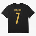Ronaldo #7 (Portugal) Oversized T-Shirt Join FIFA World Cup 2026 Group Stage Spirit, Filled with Spain, Mbappe, Match Day Excitement, Supporter Culture, Golden Goals and Global Football Passion; Ideal for Football Dads, Football Moms, Friends,