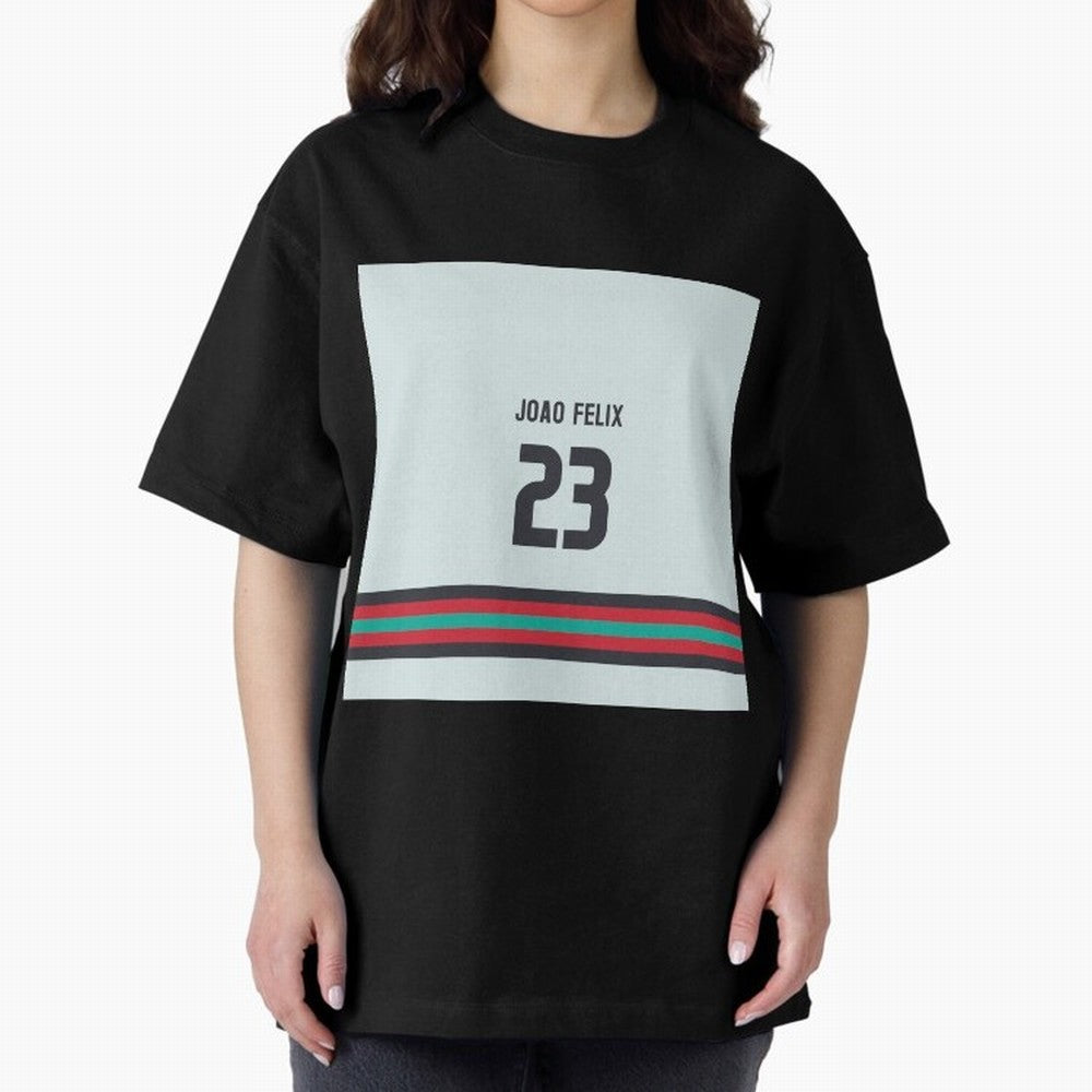 Joao Felix Portugal Away Oversized T-Shirt Live for the Drama of Global Football Passion for FIFA World Cup 2026 Group Stage, Capturing Messi, CR7 and Mbappe, Portugal, Spain and Germany, Match Day Excitement, Supporter Culture, Golden Goals and
