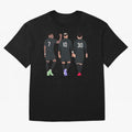 Messi Neymar France Football Players Trio Mmn #y79 Oversized T-Shirt Elevate the FIFA World Cup 2026 USA Canada Mexico Journey through Messi Highlights, Spain Pride, Supporter Pride, Iconic Celebrations, Legendary Names and Global Match Day Energy;