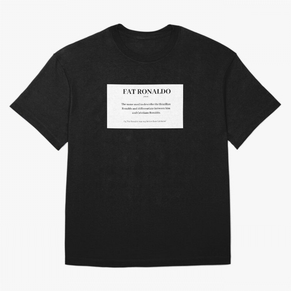 FAT RONALDO Oversized T-Shirt Bring Bold Fan Energy to Match Day Hype around FIFA World Cup 2026 Group Stage, CR7, France and Portugal, Sports Nostalgia, International Competition, Famous Players and Unforgettable Victories; Perfect for Fans,