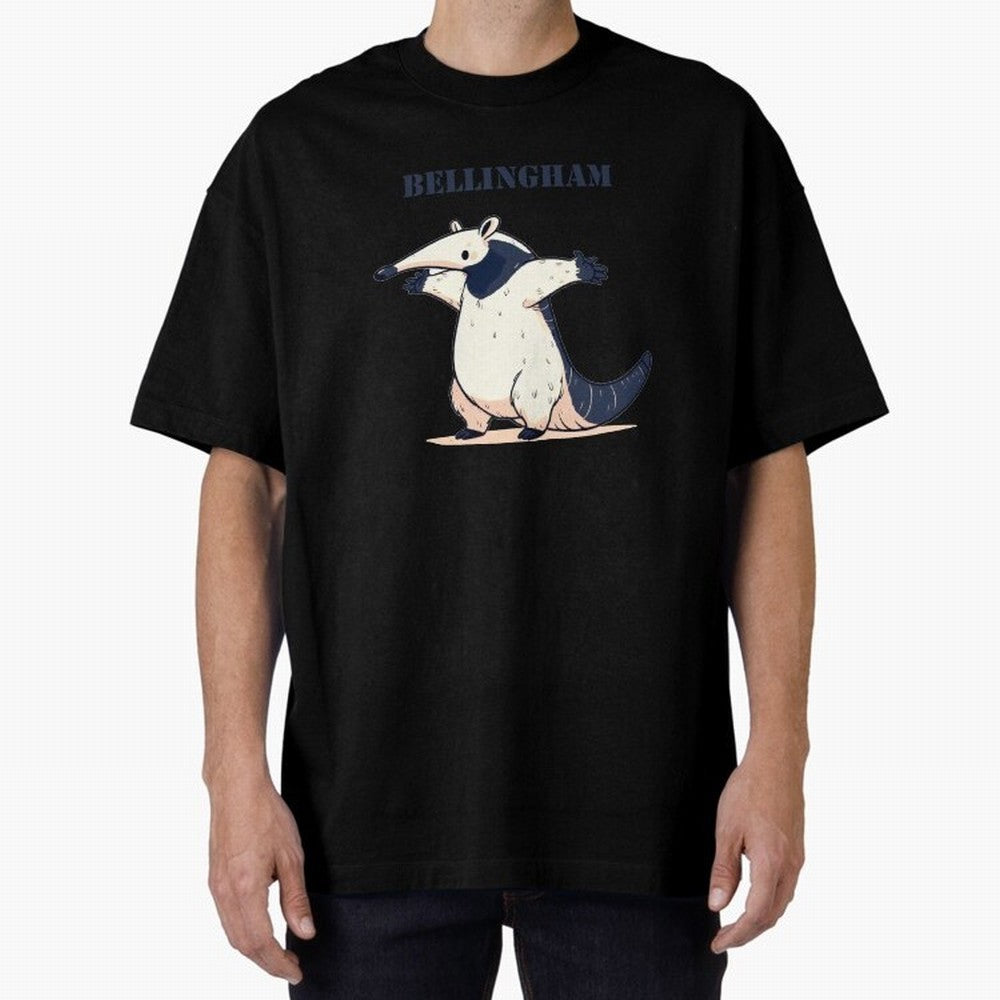 Celebration Bellingham Tamandua Oversized T-Shirt Celebrate National Team Dreams in Global Football Passion for FIFA World Cup 2026 Group Stage, Built around Neymar, England, France and Netherlands, Global Supporter Spirit, Legendary Goals,