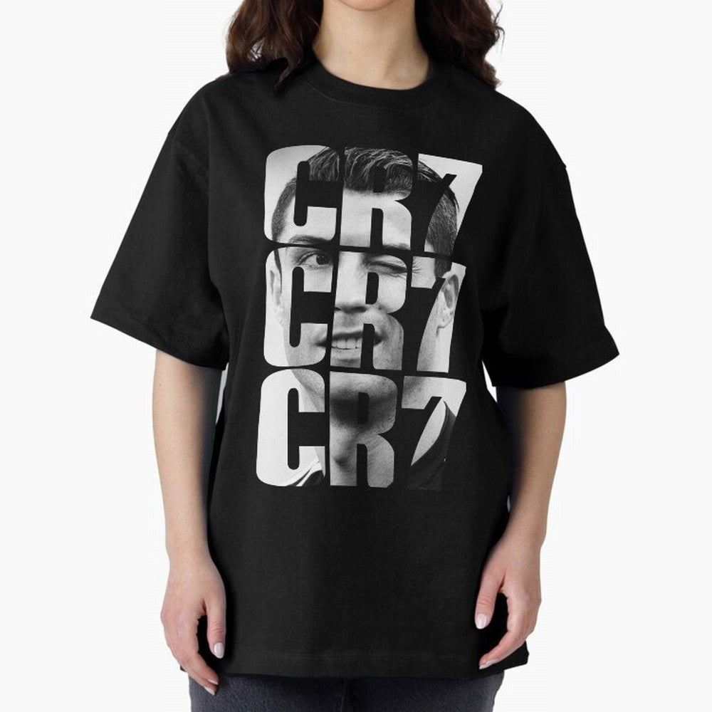 CR7 smile Oversized T-Shirt Show Up for the Glory of Global Football Passion for FIFA World Cup 2026 Group Stage, Built around Haaland and Mbappe, Spain and Netherlands, Stadium Chants, National Pride, Trophy Dreams and Unforgettable Football