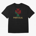Portugal Tuga D Gold Oversized T-Shirt Spotlight FIFA World Cup 2026 Group Stage Connected to Neymar, England and Germany Energy, Goal Celebration Energy, Supporter Heritage, Football Icons and Worldwide Tournament Joy; Great for Supporters Who