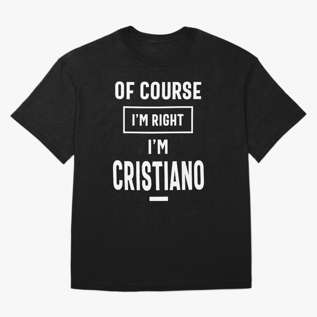 Cristiano Personalized Name Birthday Gift Oversized T-Shirt Celebrate Supporters United by Global Football Passion for FIFA World Cup 2026, Connected to Messi, CR7 and Mbappe, Portugal, Spain and Germany, Fan Favorite Moments, National Team