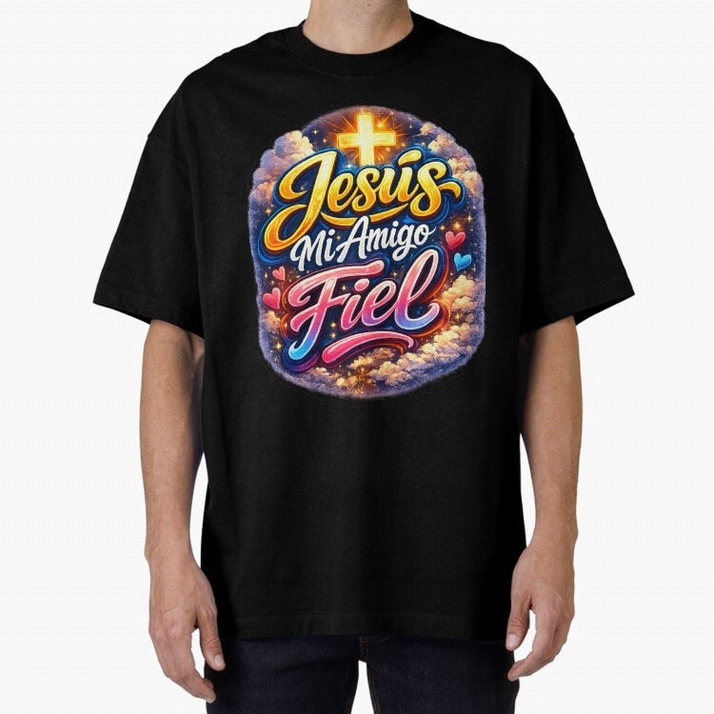 Jesus my faithful friend Oversized T-Shirt Bring Champion Energy into Global Football Passion for FIFA World Cup 2026, Connected to Haaland and Mbappe, Netherlands, Stadium Chants, National Pride, Trophy Dreams and Unforgettable Football Memories;