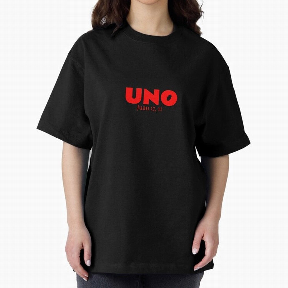 UNO ¨C Cita b¨ªblica cristiana Oversized T-Shirt Follow the Final Road of FIFA World Cup 2026 for Fans of Cristiano Ronaldo, Haaland and CR7 and France, Bringing Match Day Excitement, Supporter Culture, Golden Goals and Global Football Passion;