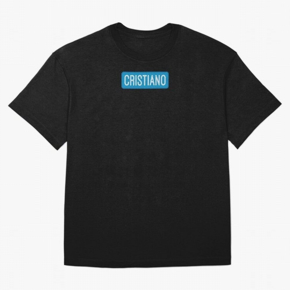 Cristiano Name Oversized T-Shirt Make Your Look Match Match Day Hype around FIFA World Cup 2026 USA Canada Mexico, Haaland, Brazil, Portugal and Argentina, Classic Soccer Heritage, Championship Pressure, Fan Loyalty and International Pride; Built