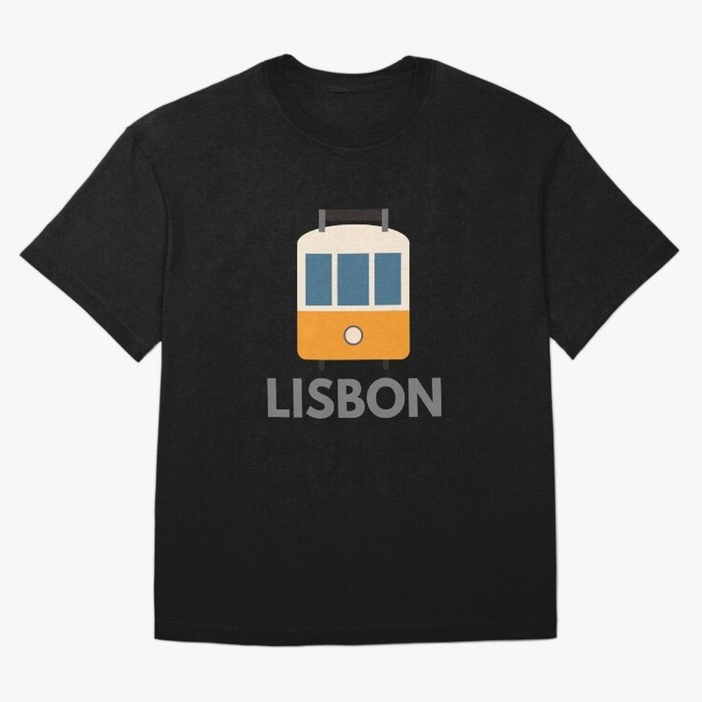 Lisboa Tram (Lisbon city, Portugal) Oversized T-Shirt Celebrate Soccer Greatness during FIFA World Cup 2026 Group Stage Spirit, Built around Brazil, Portugal and Argentina, Messi, CR7 and Mbappe, Football History, Final Match Energy, Crowd Noise