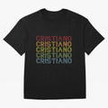 Cristiano Name T Shirt - Cristiano Vintage Retro Cristiano Name Gift Item Tee Oversized T-Shirt Join the Countdown to FIFA World Cup 2026 for Fans of Neymar, Haaland and Cristiano Ronaldo and Netherlands, Bringing Goal Celebration Energy, Supporter