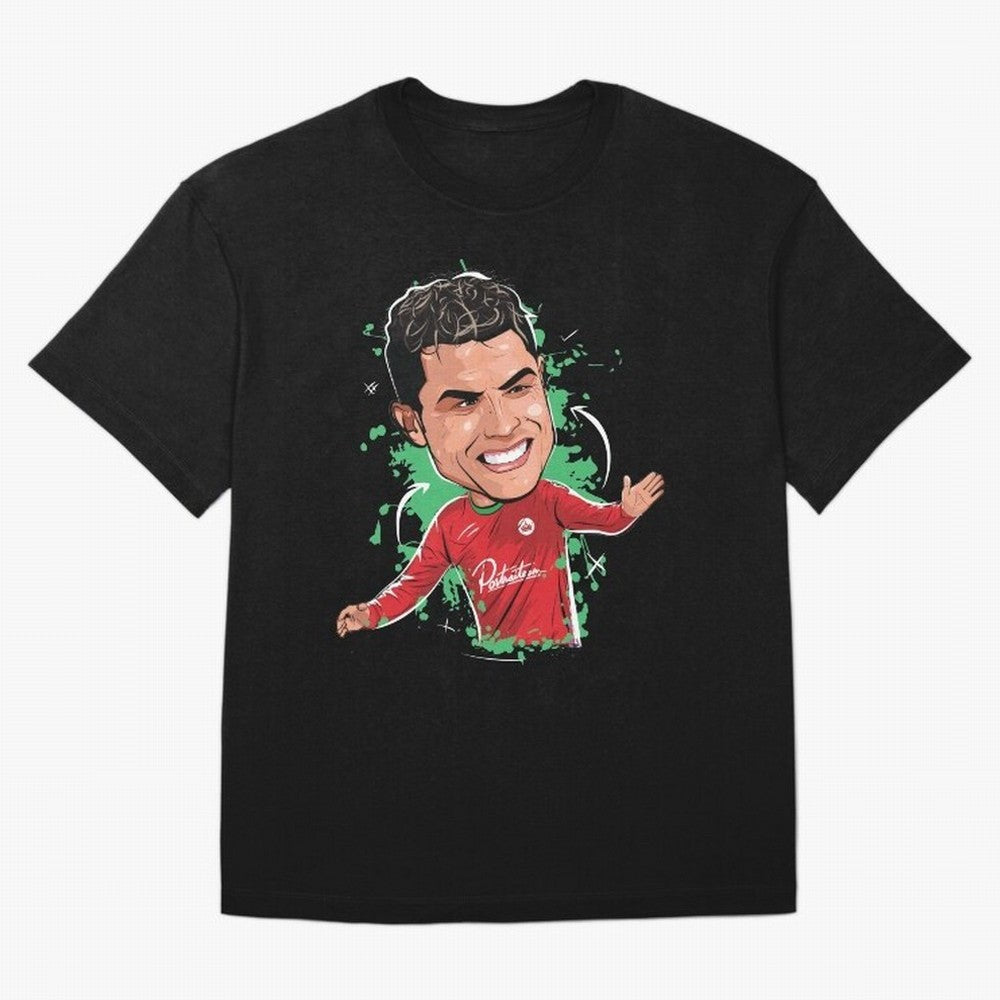Cristiano Oversized T-Shirt Stand with the FIFA World Cup 2026 USA Canada Mexico Journey through Neymar Highlights, Portugal Pride, Stadium Memories, Football Loyalty, International Chants and Championship Tradition; Ideal for Passionate Fans Who