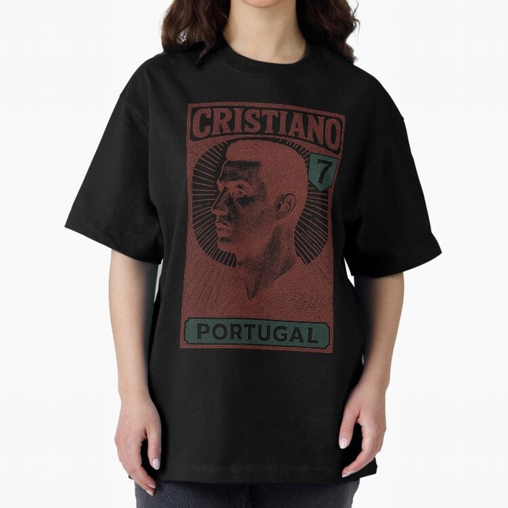 CRISTIANO Oversized T-Shirt Celebrate National Team Dreams in the FIFA World Cup 2026 Group Stage Journey through CR7 and Messi Highlights, England and Germany Pride, Champion Mindset, Group Stage Buzz, Knockout Tension and Passionate Fan Culture;