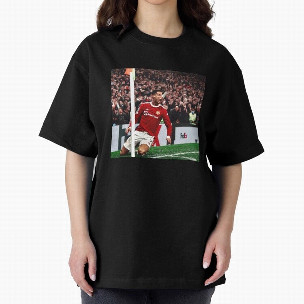Cristiano Oversized T-Shirt Honor Match Day Hype around FIFA World Cup 2026 USA Canada Mexico, Haaland, France and Portugal, Fan Favorite Moments, National Team Passion, Big Match Drama and Soccer History; Ideal for Fans Who Follow Messi, Cristiano