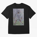 Cristiano Ronaldo - Portrait 2 Oversized T-Shirt Spotlight the FIFA World Cup 2026 USA Canada Mexico Journey through Haaland Highlights, Spain Pride, Global Supporter Spirit, Legendary Goals, National Colors and Tournament Celebration; Perfect for