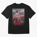 Cristiano Ronaldo CR7 Oversized T-Shirt Show Fan Pride Across FIFA World Cup 2026 Group Stage for Fans of Neymar, Haaland and Cristiano Ronaldo and Portugal, Spain and Germany, Bringing Football Festival Excitement, Trophy Ambitions, Country
