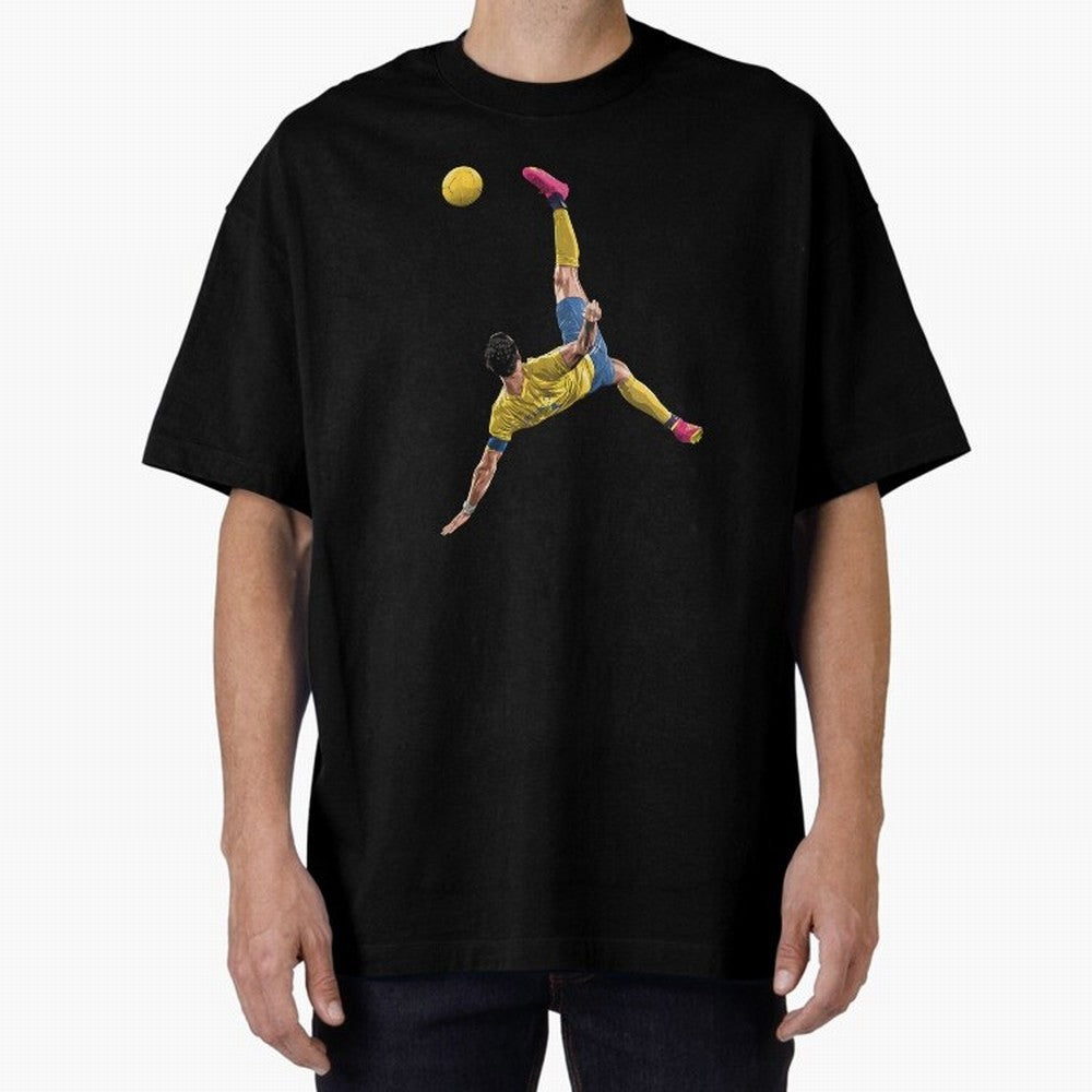 overheadkick bycyle shoot Oversized T-Shirt Relive Legendary Nights from FIFA World Cup 2026 Group Stage Spirit, Filled with Netherlands, Neymar, Haaland and Cristiano Ronaldo, Match Day Excitement, Supporter Culture, Golden Goals and Global