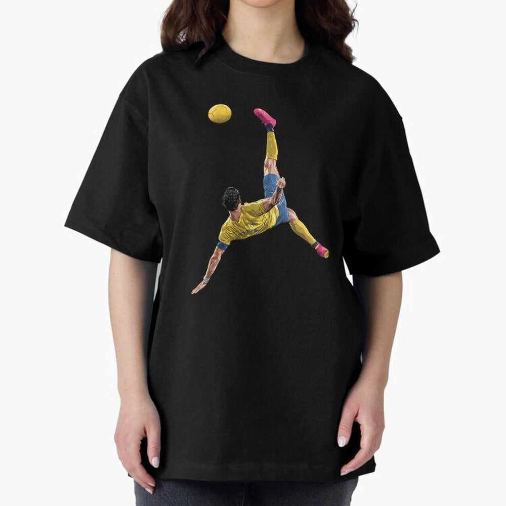overheadkick bycyle shoot Oversized T-Shirt Relive Legendary Nights from FIFA World Cup 2026 Group Stage Spirit, Filled with Netherlands, Neymar, Haaland and Cristiano Ronaldo, Match Day Excitement, Supporter Culture, Golden Goals and Global