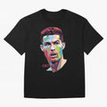 Cristiano Ronaldo Pop Art Portrait Oversized T-Shirt Relive Legendary Nights from Match Day Hype around FIFA World Cup 2026 Group Stage, Mbappe, Netherlands, Classic Soccer Heritage, Championship Pressure, Fan Loyalty and International Pride; Made