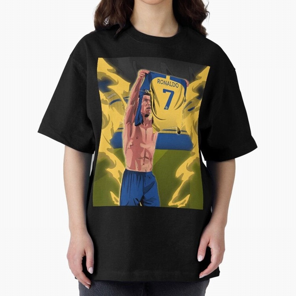 aksi copot kaos selebrasi Oversized T-Shirt Bring Global Tournament Vibes to the FIFA World Cup 2026 Journey through Messi, CR7 and Mbappe Highlights, Portugal, Spain and Germany Pride, Champion Mindset, Group Stage Buzz, Knockout Tension and