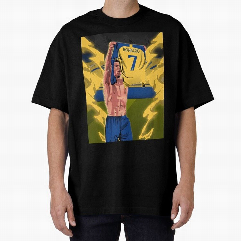 aksi copot kaos selebrasi Oversized T-Shirt Bring Global Tournament Vibes to the FIFA World Cup 2026 Journey through Messi, CR7 and Mbappe Highlights, Portugal, Spain and Germany Pride, Champion Mindset, Group Stage Buzz, Knockout Tension and