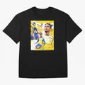 legend footballer yellow Oversized T-Shirt Celebrate the Road through Global Football Passion for FIFA World Cup 2026 Group Stage, Highlighting Mbappe, France and Portugal, Goal Celebration Energy, Supporter Heritage, Football Icons and Worldwide